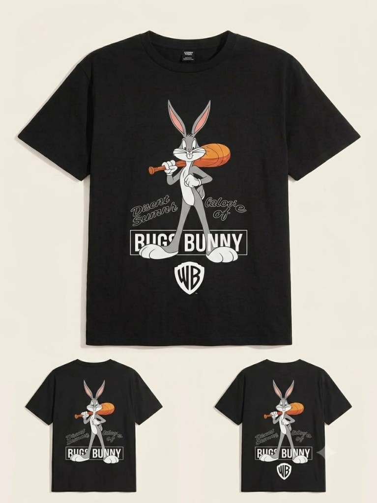 Playera Oversize Bugs Bunny Warner Bros